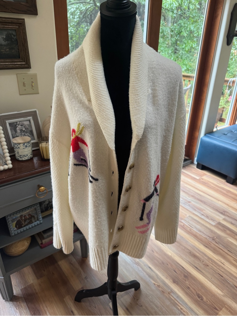 Apres  ski cardigan Draper James